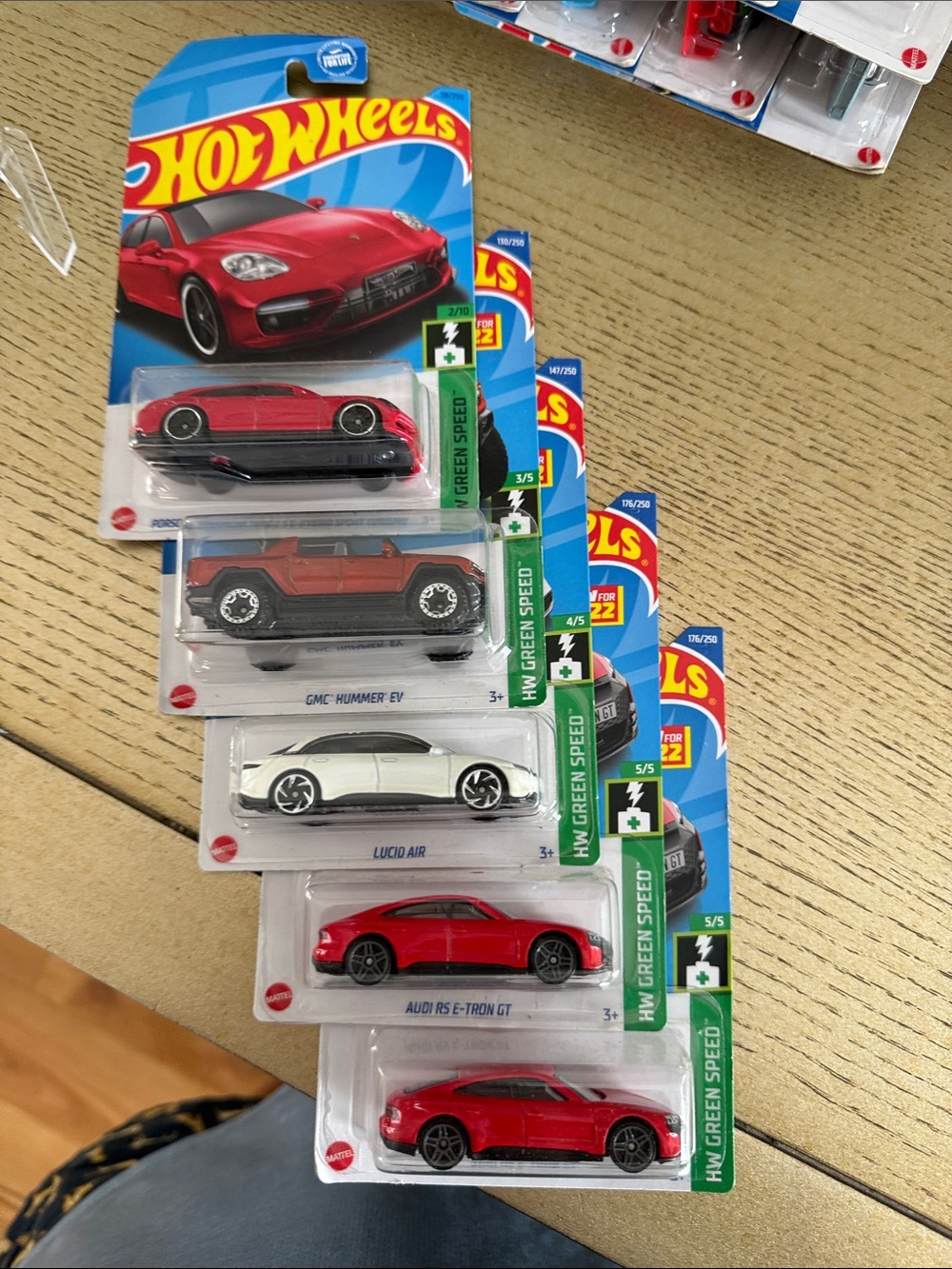 Hot Wheels Assorted Toy Cars - Red, White, Brown, Black